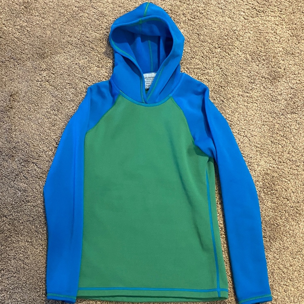 Blue and Green Copper River fleece